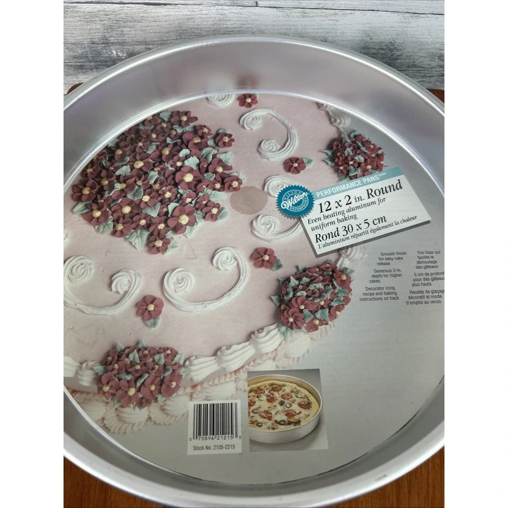 1 - Wilton Performance Pans Aluminum 12x2 Round Cake Pan